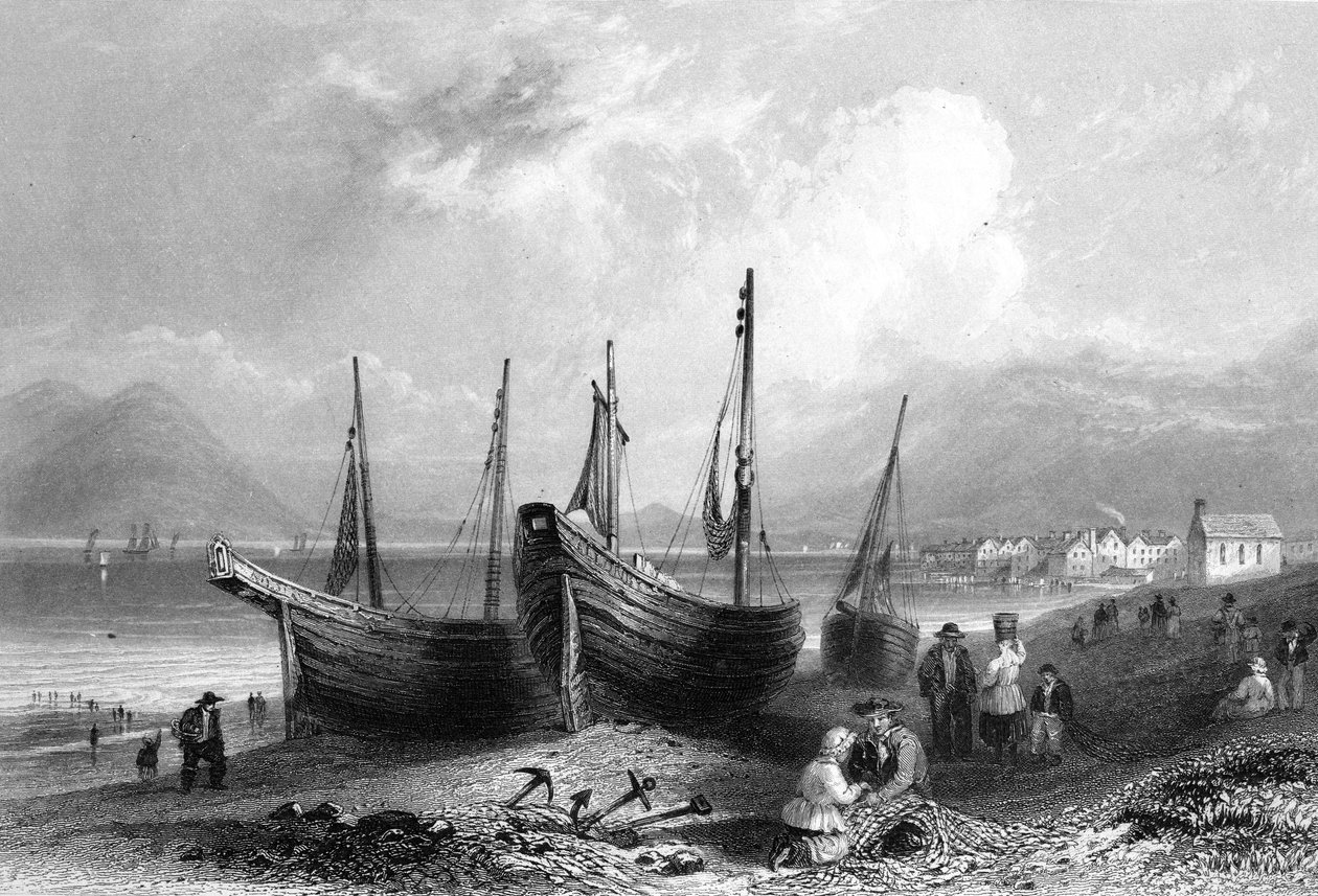 Allonby, c.1830-50 by William Henry Bartlett