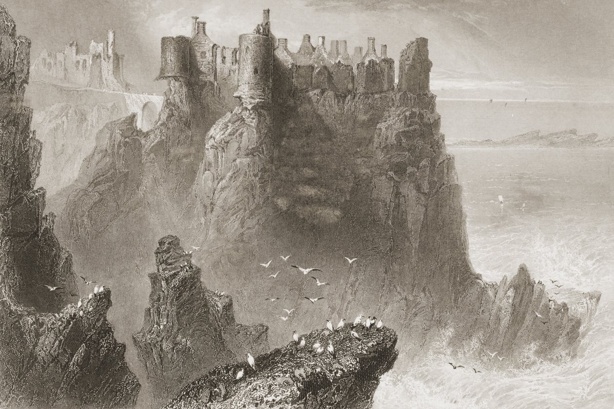Dunluce Castle, County Antrim, Northern Ireland, from 