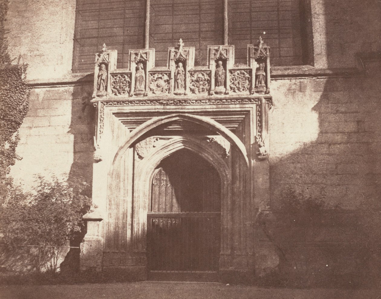 An Ancient Door, Magdalen College, Oxford by William Henry Fox Talbot