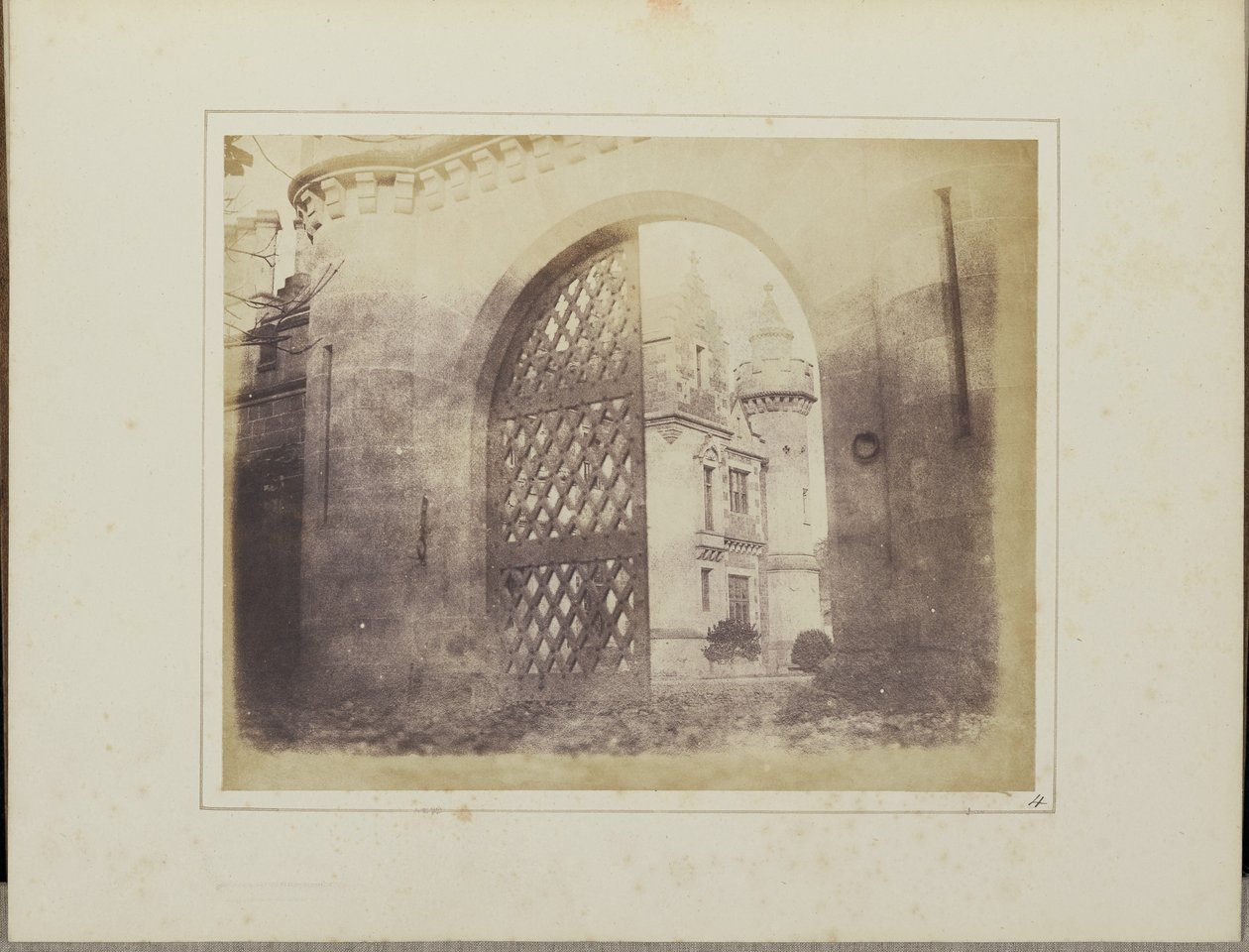 Entrance Gate, Abbotsford by William Henry Fox Talbot