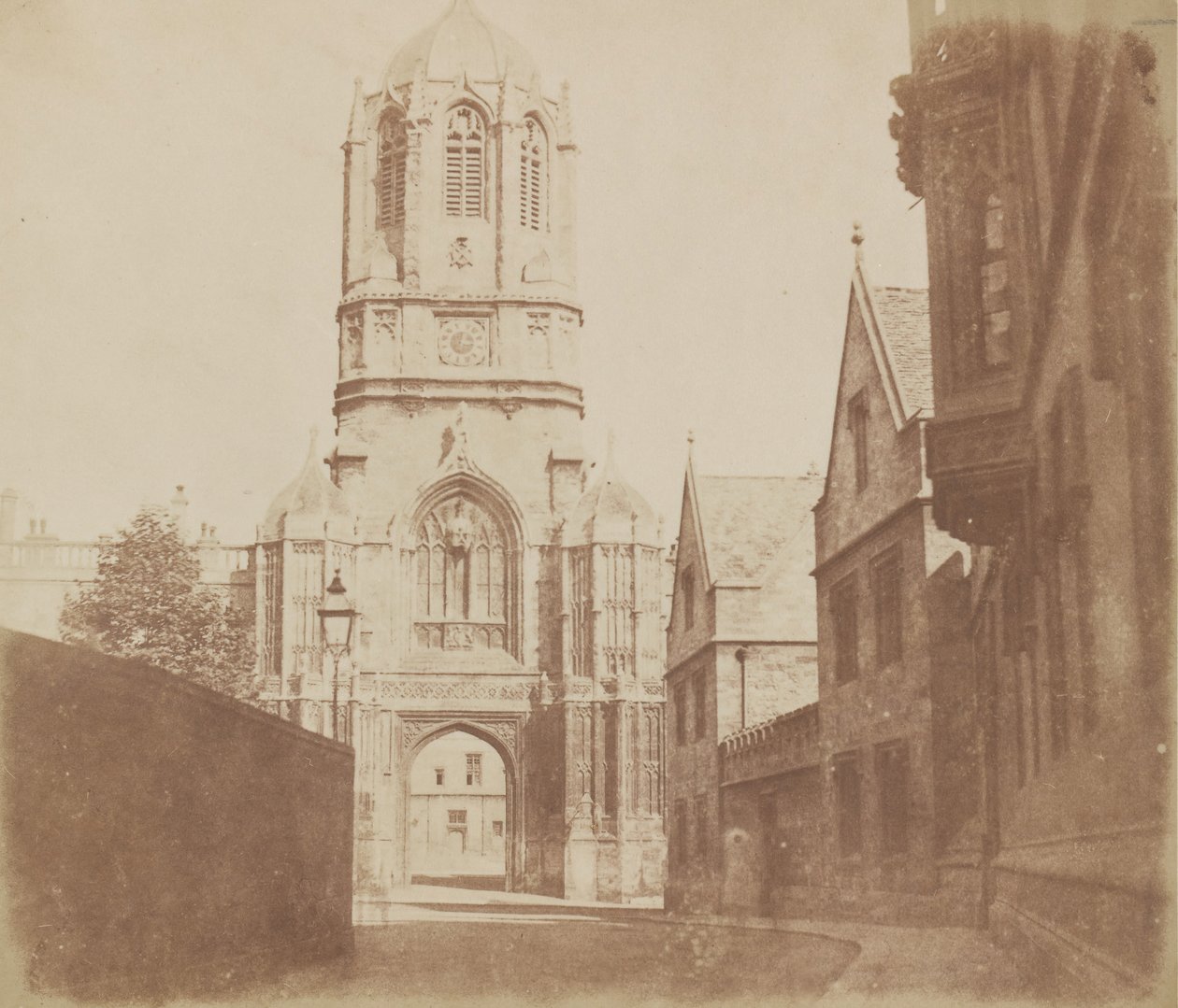 Gate of Christchurch, before September 1844 by William Henry Fox Talbot