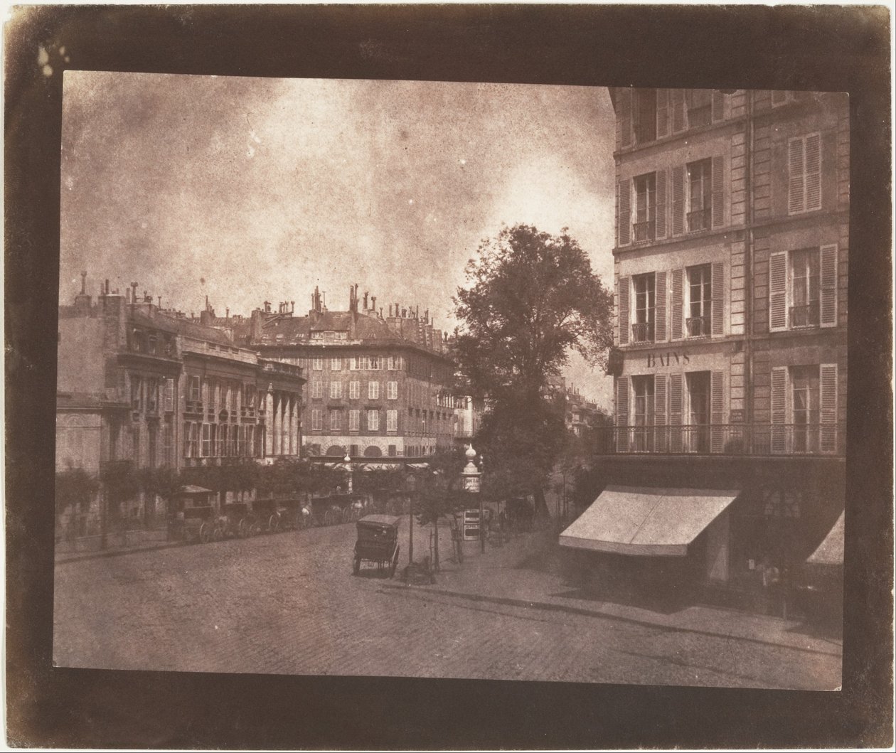 The Boulevards at Paris by William Henry Fox Talbot