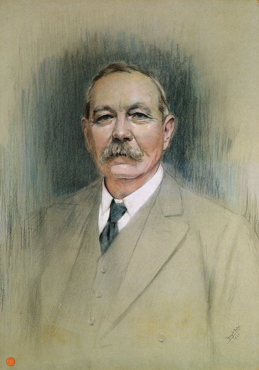 Portrait of Sir Arthur Conan Doyle by William Henry Gates