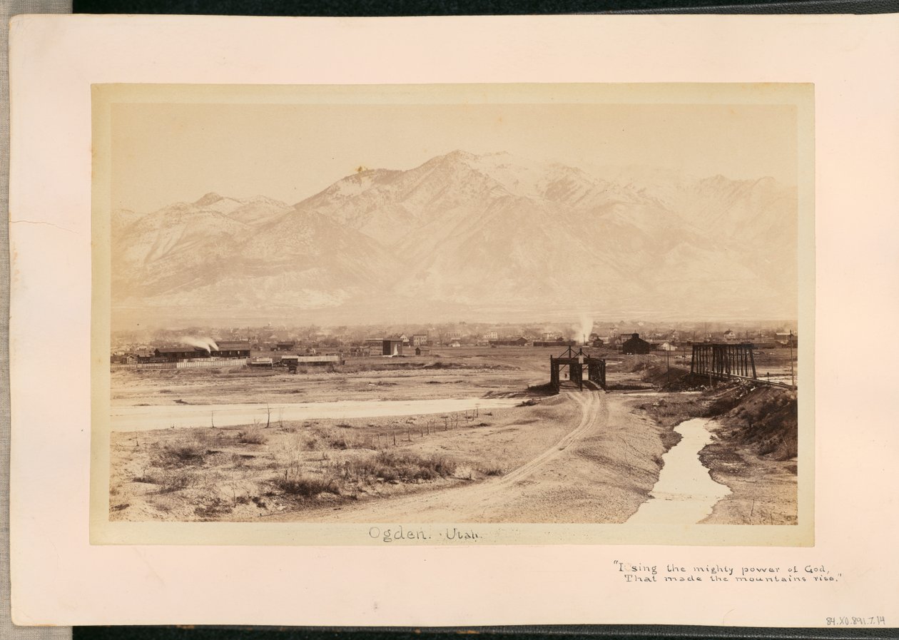 Ogden, Utah by William Henry Jackson