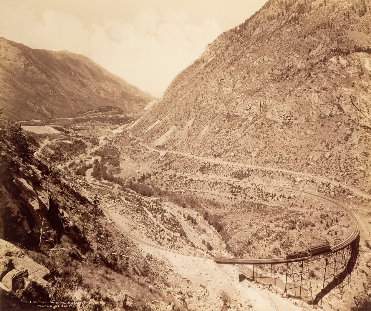 The Loop near Georgetown, Colorado by William Henry Jackson