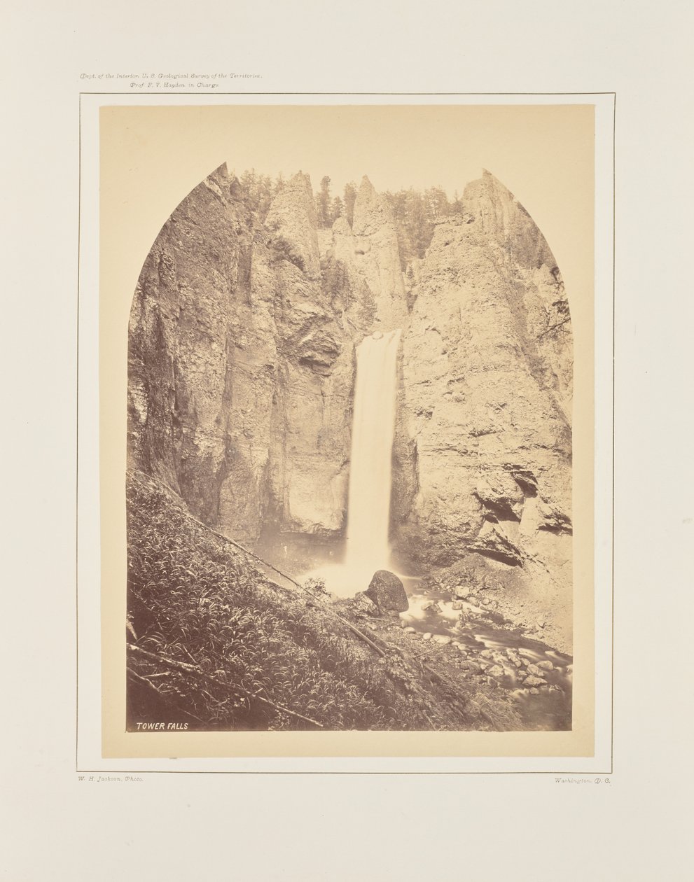 Tower Falls by William Henry Jackson