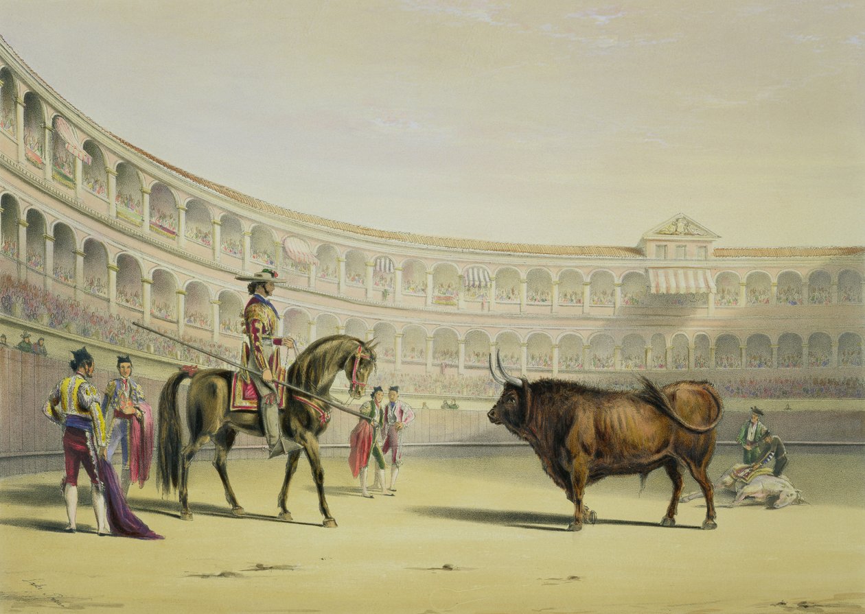 Picador Challenging the Bull by William Henry Lake Price