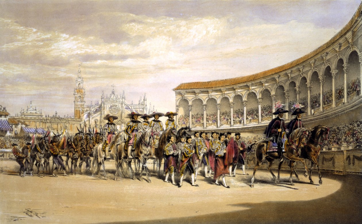 The Entry of the Toreros in Procession by William Henry Lake Price