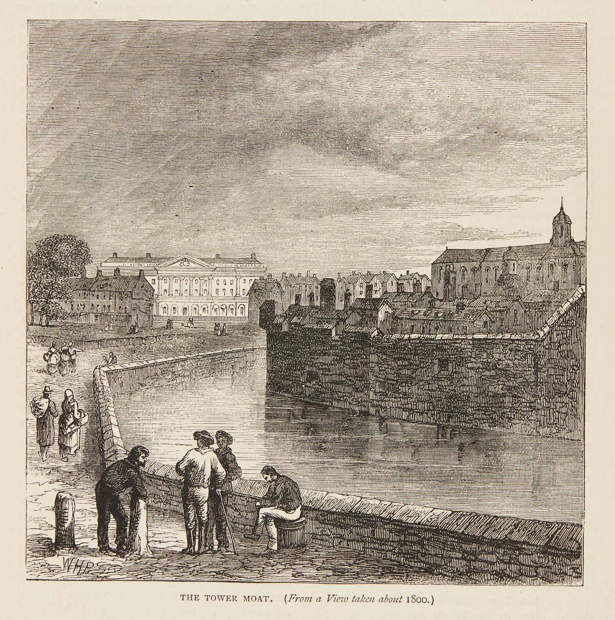 The Moat in About 1800 by William Henry Prior