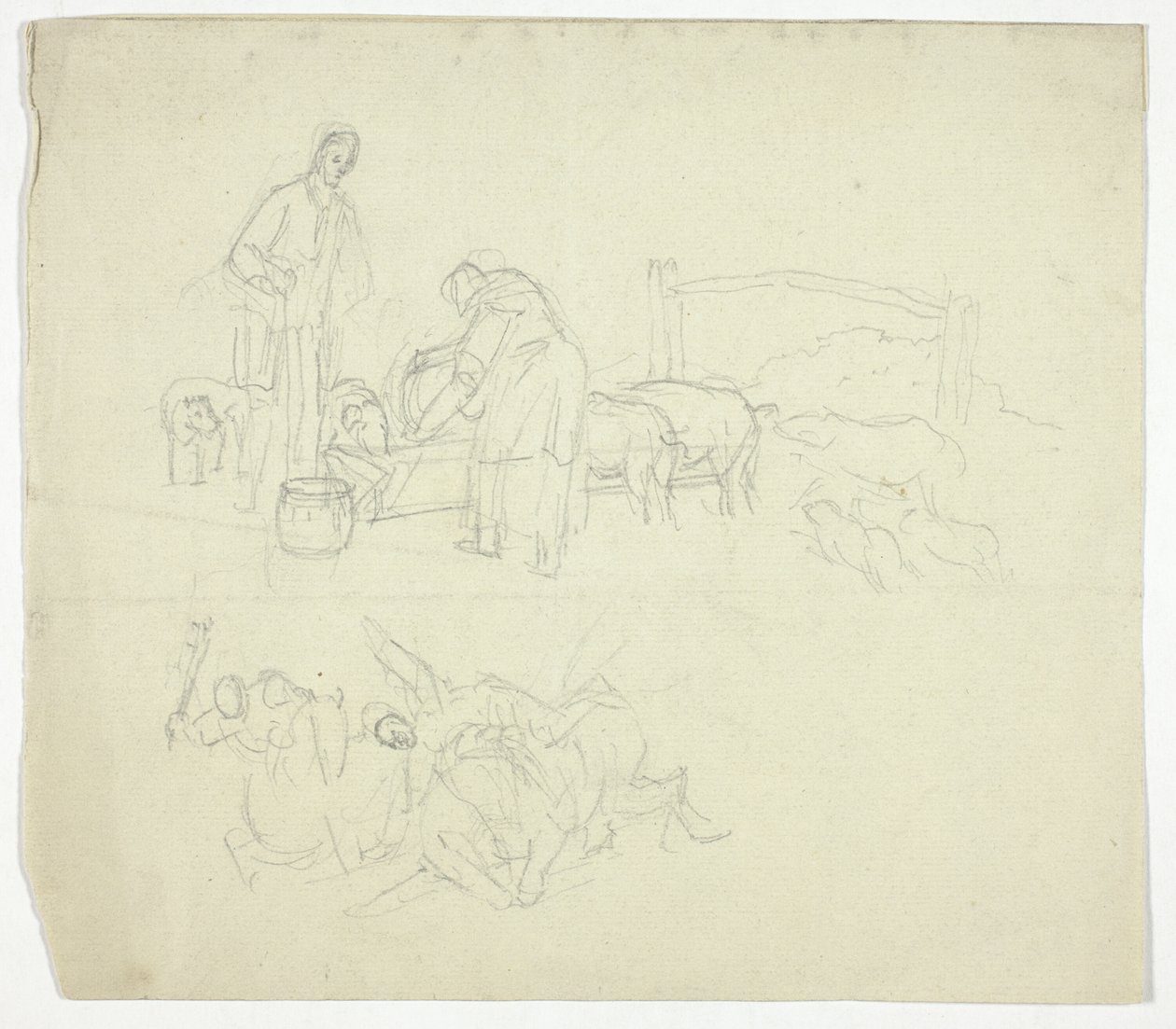 Feeding Pigs by William Henry Pyne