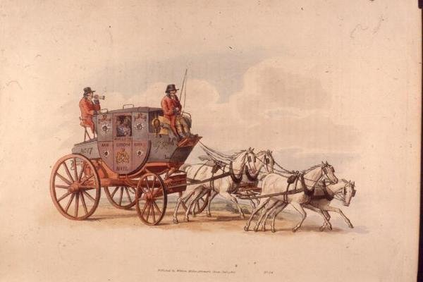 The London to Worcester Royal Mail Coach from 