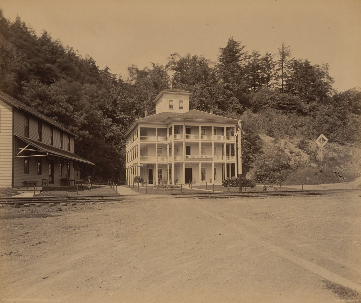 Owasco Lake, Ensenore Glen House by William Herman Rau