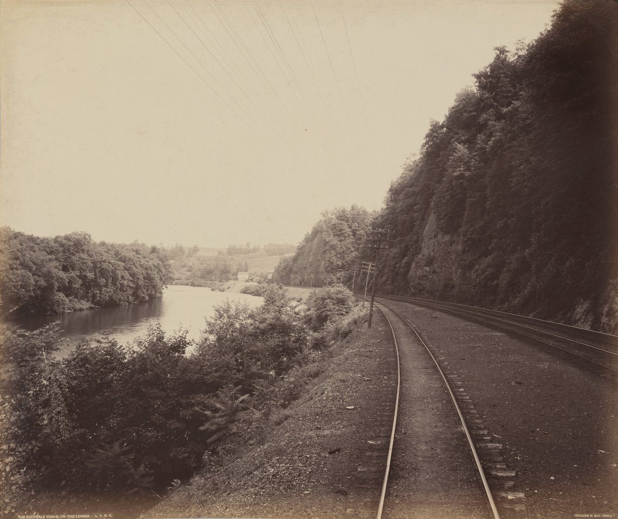 Rockdale Curve, On the Lehigh by William Herman Rau