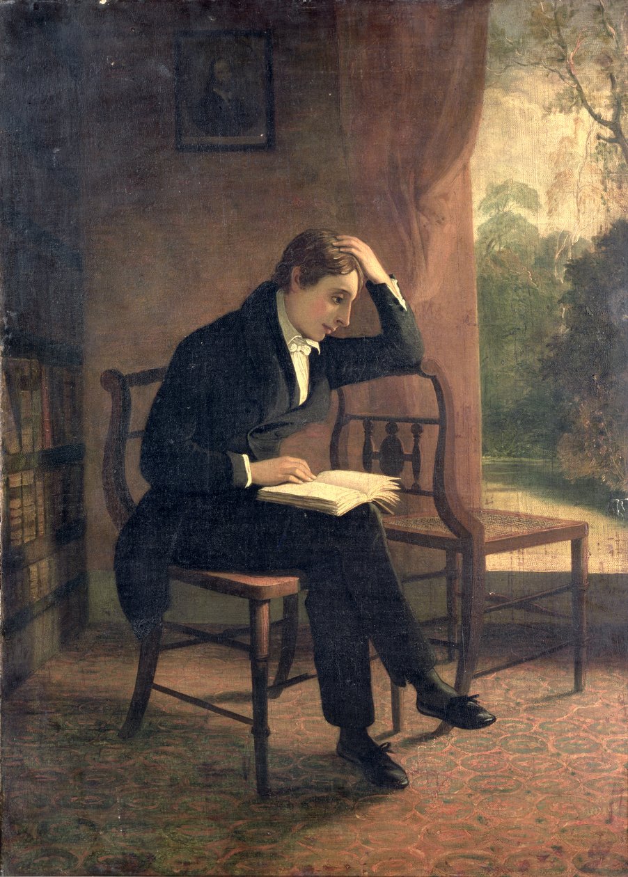 Portrait of John Keats (after Joseph Severn) by William Hilton