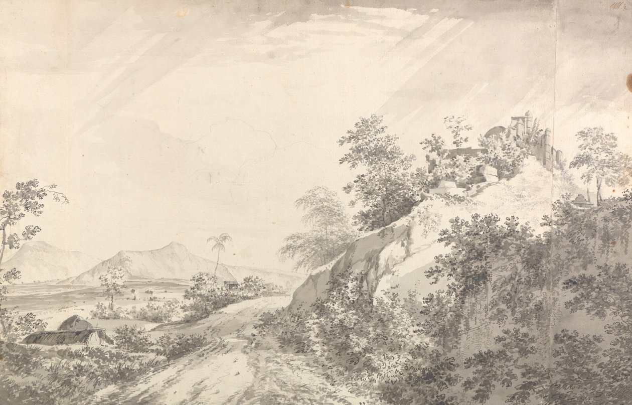 A View of the Pass of Sicri Gully [Sakrigali] by William Hodges