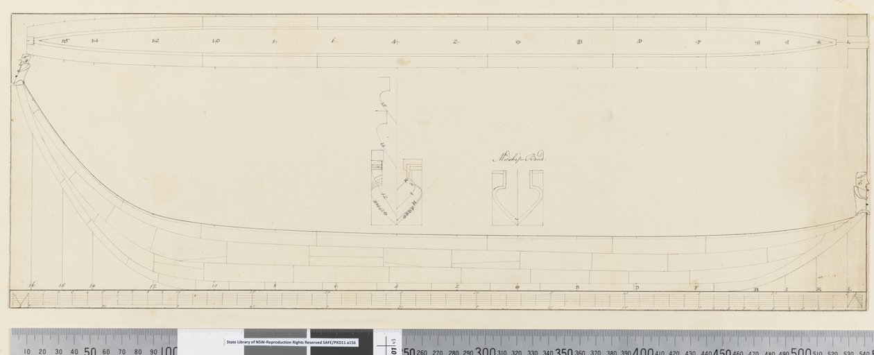 Diagram of a Native Canoe by William Hodges