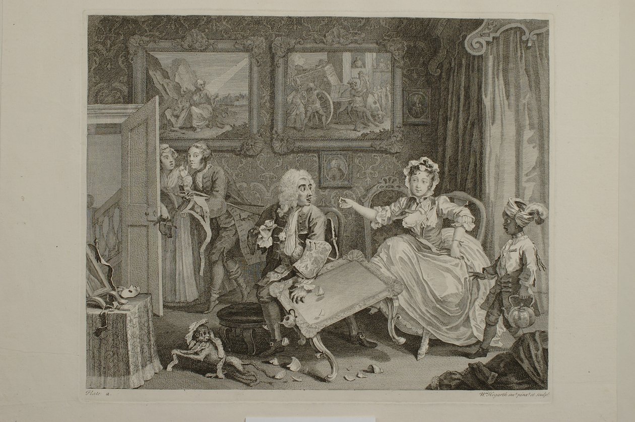 A Harlot’s Progress: Plate 2 by William Hogarth
