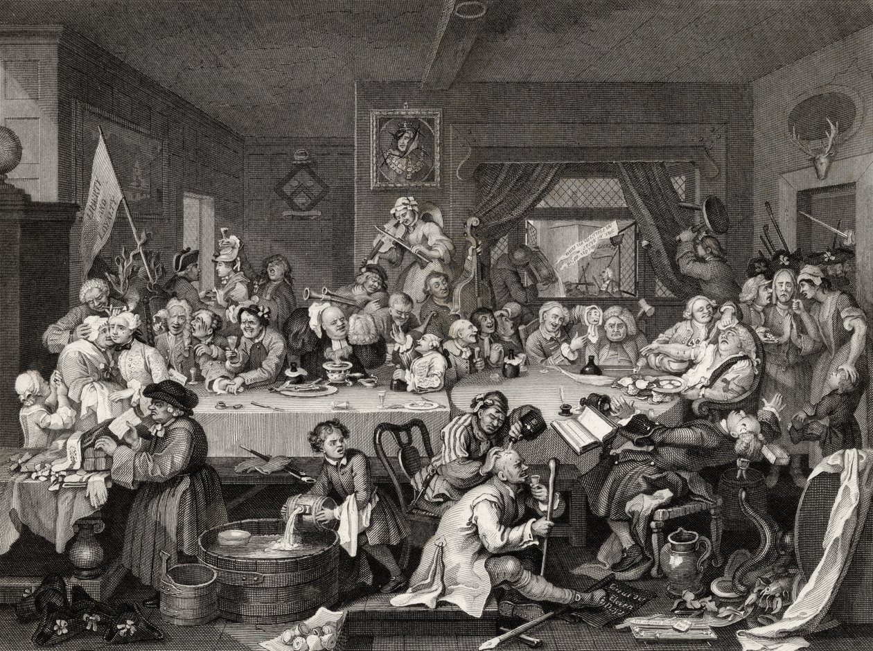 An Election Entertainment by William Hogarth