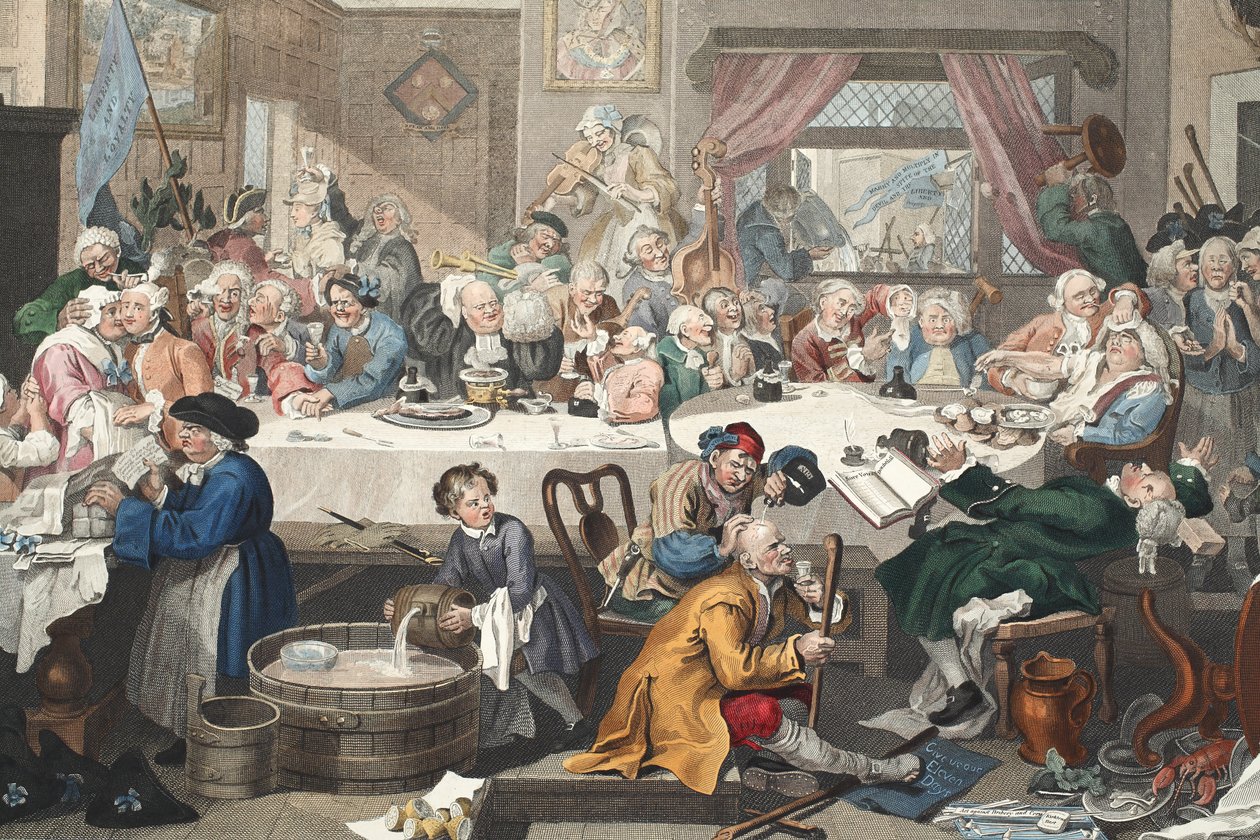 An Election Entertainment, Illustration from 
