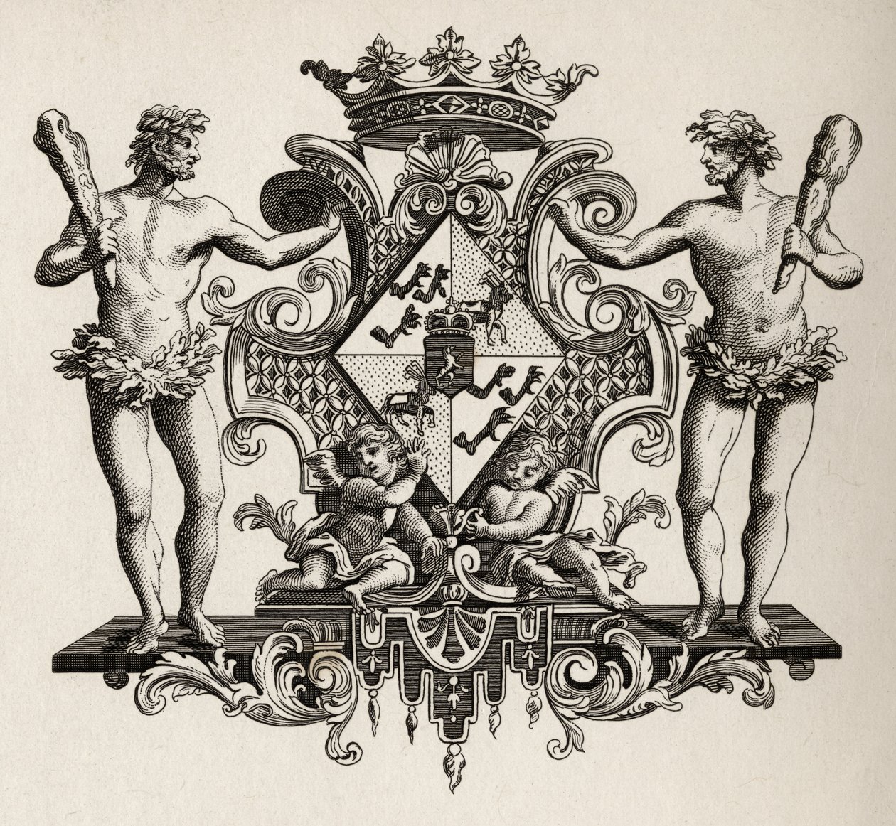 Coat of Arms of the Duchess of Kendal, from 