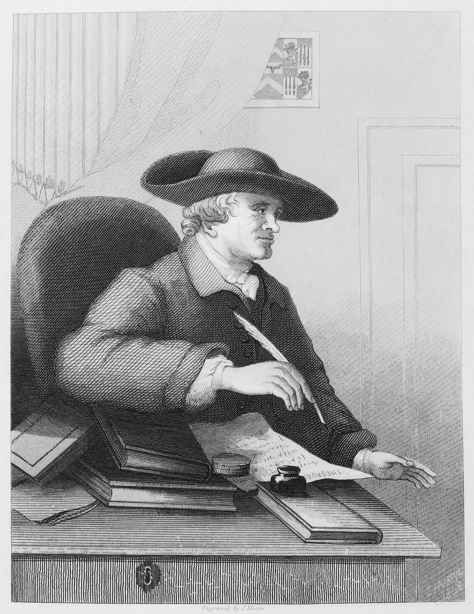 Dr. Thomas Morell the Scholar and Printer by William Hogarth