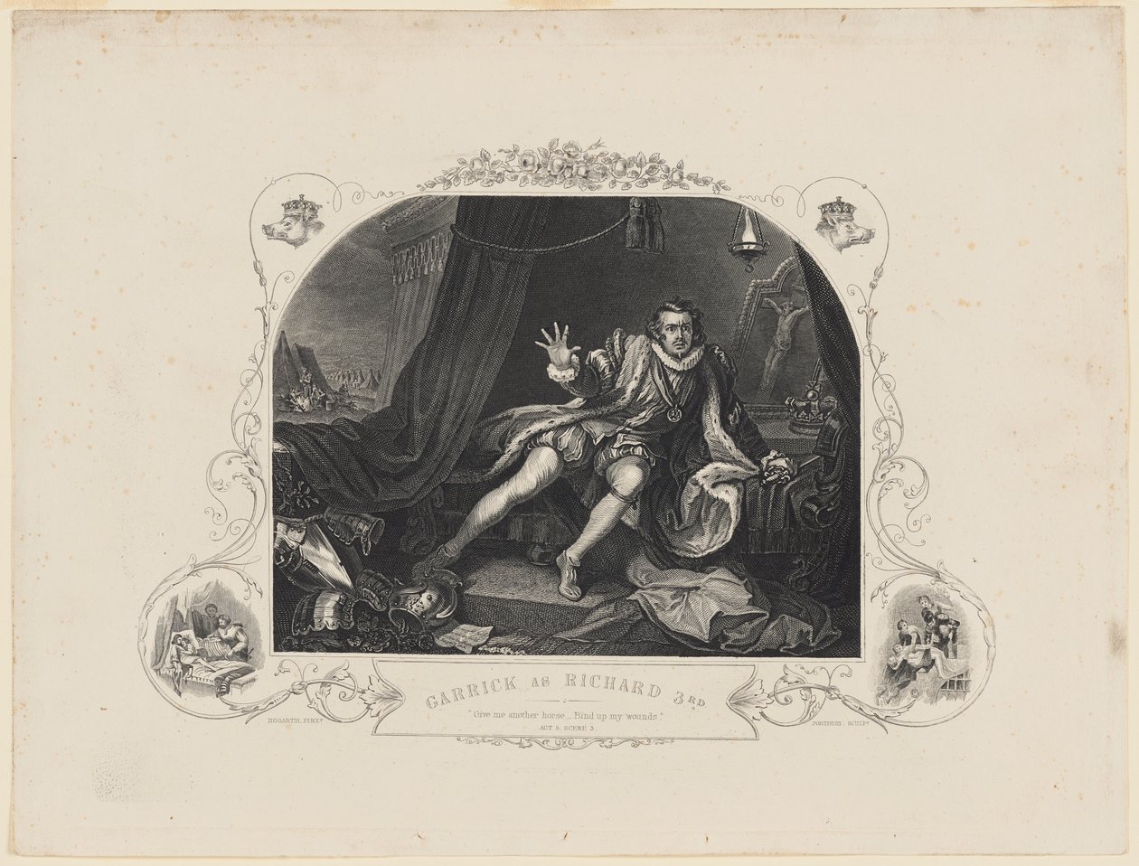 Garrick as Richard III by William Hogarth