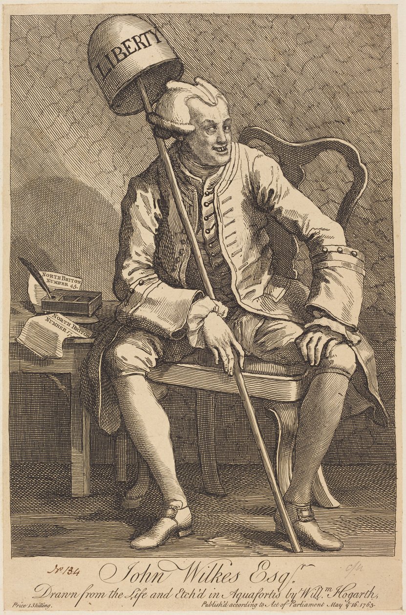 John Wilkes Esq. by William Hogarth