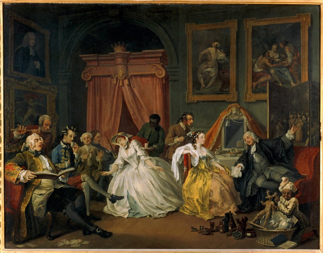 Marriage A-la-Mode: The Toilette by William Hogarth