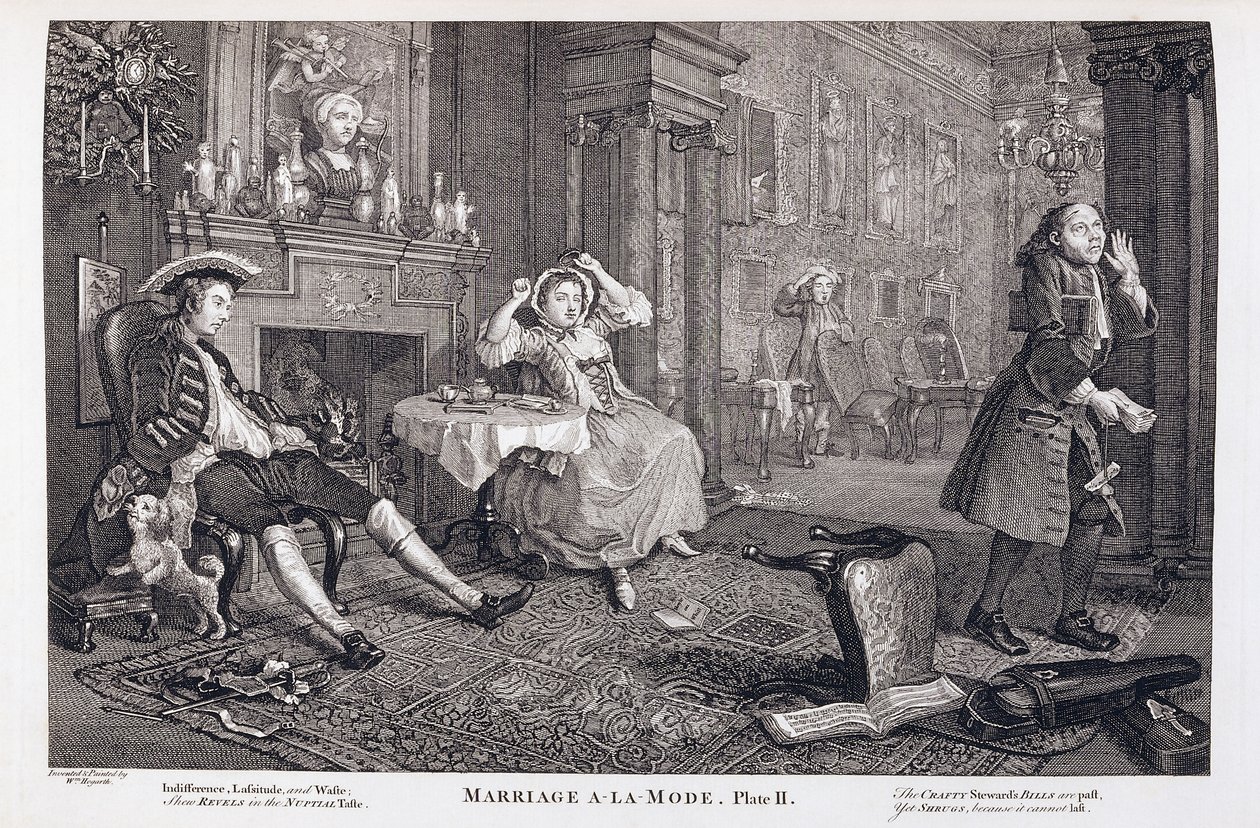 Marriage a la Mode by William Hogarth