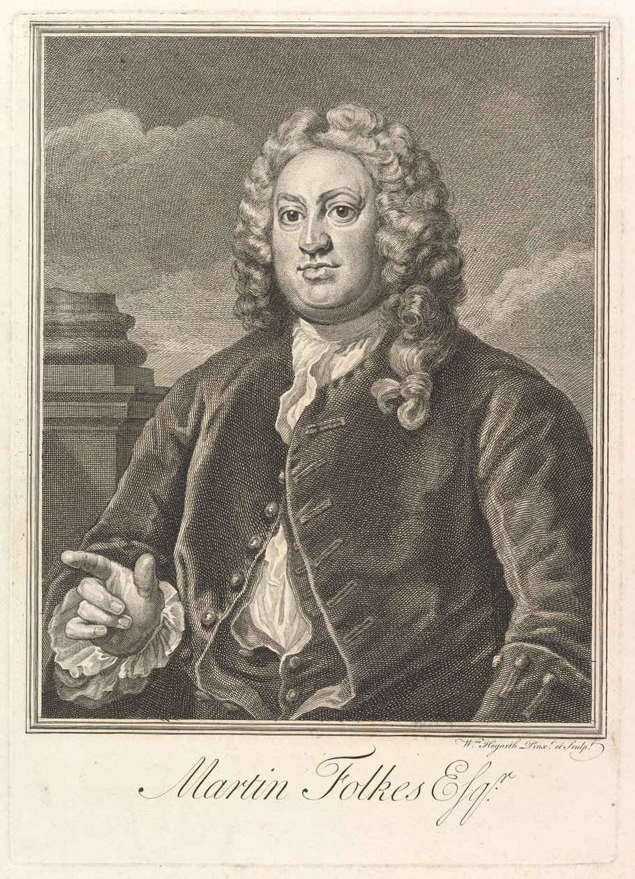 Martin Folkes by William Hogarth