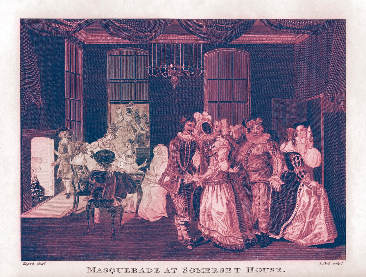 Masquerade at Somerset House by William Hogarth