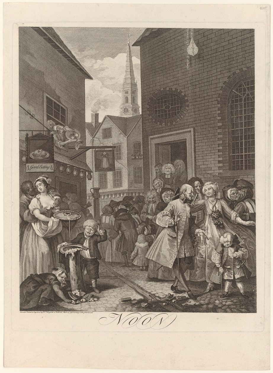 Noon, Plate 2 of the Series 