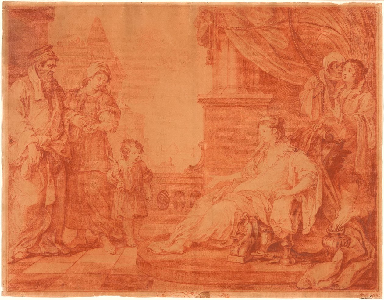 Moses Brought to Pharaoh’s Daughter by William Hogarth