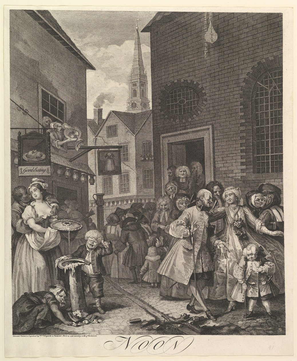 Noon: The Four Times of Day by William Hogarth