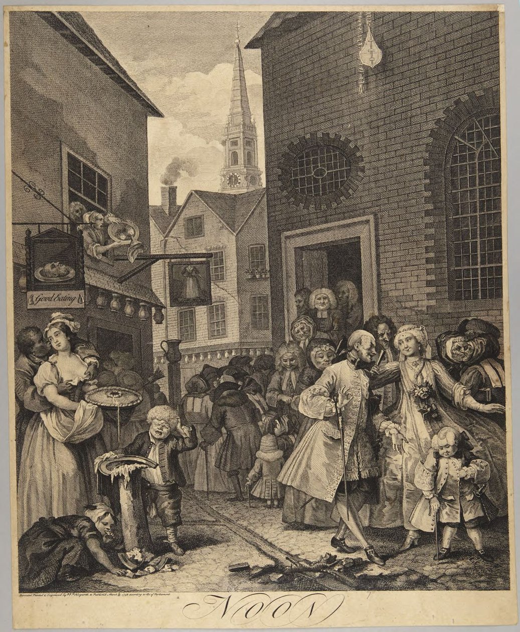 Noon, plate 2 from the series Four Times of the Day by William Hogarth