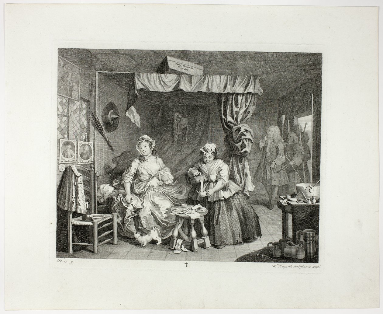 Plate three, from A Harlot