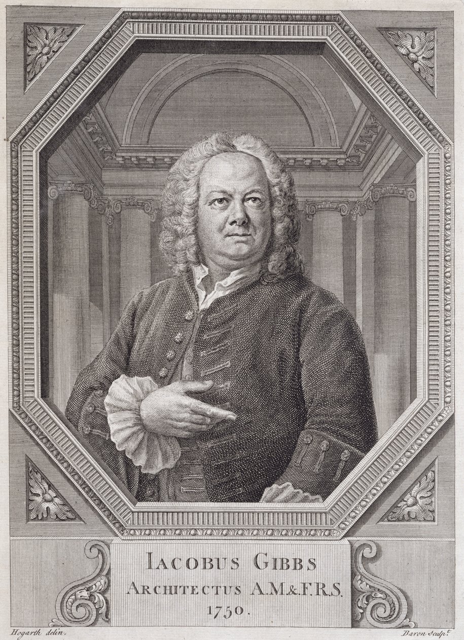 Portrait of James Gibbs from 