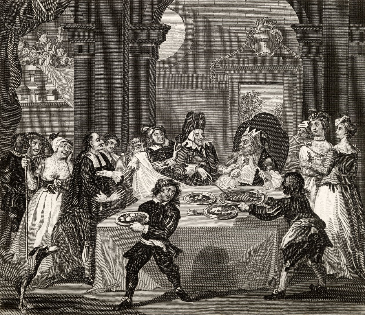 Sancho at the Feast Starved by his Physician, from 
