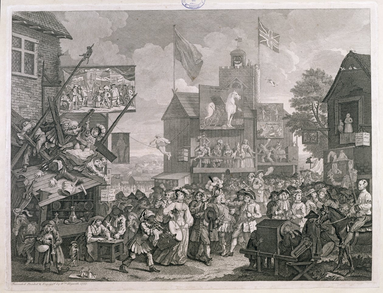Southwark Fair by William Hogarth