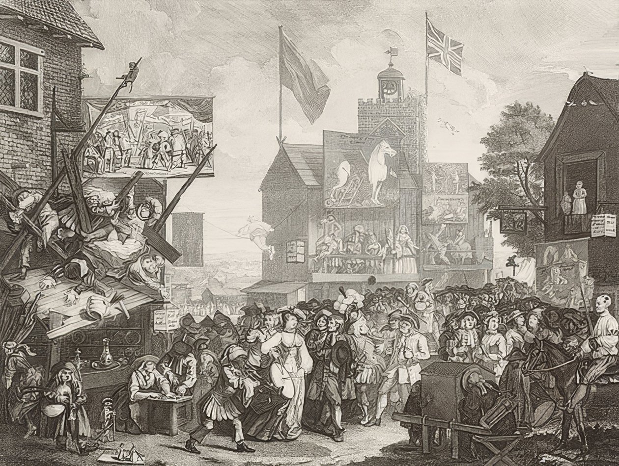 Southwark Fair. 1733 by William Hogarth