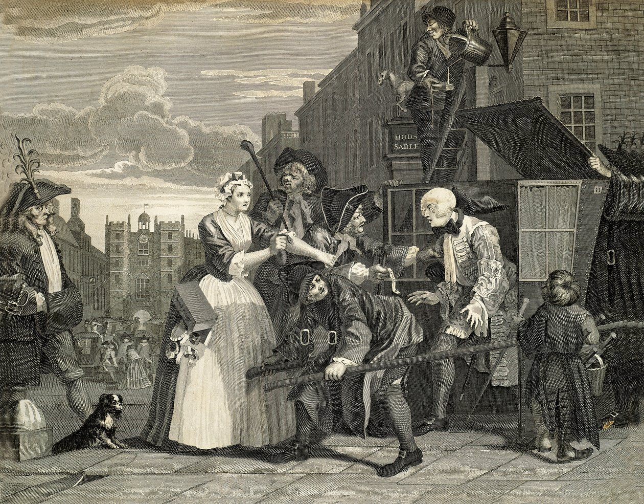 Street Scenes in London by William Hogarth