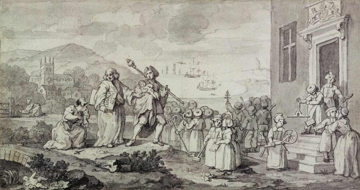 Study for the Foundlings by William Hogarth
