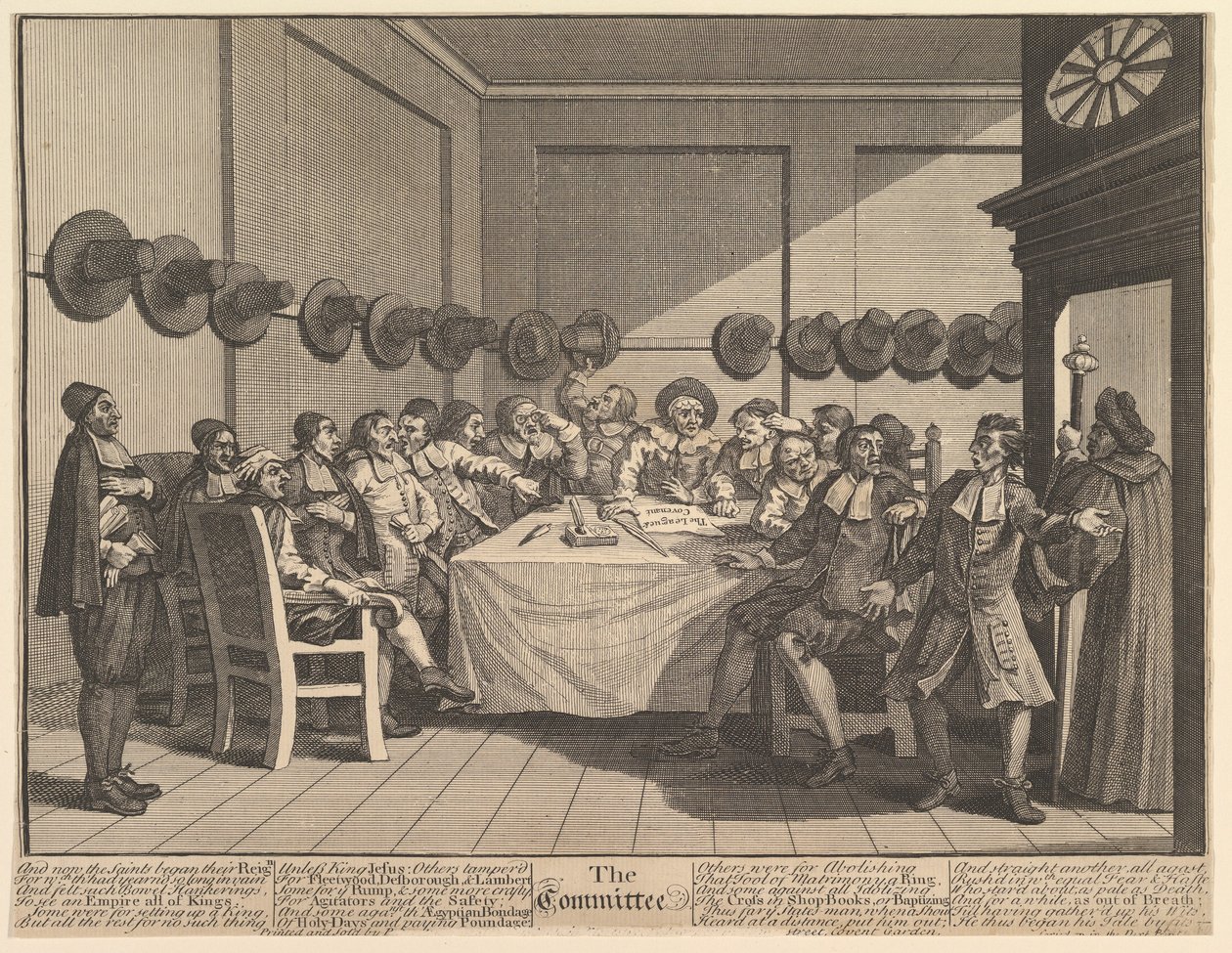 The Committee, Twelve Large Illustrations for Samuel Butler