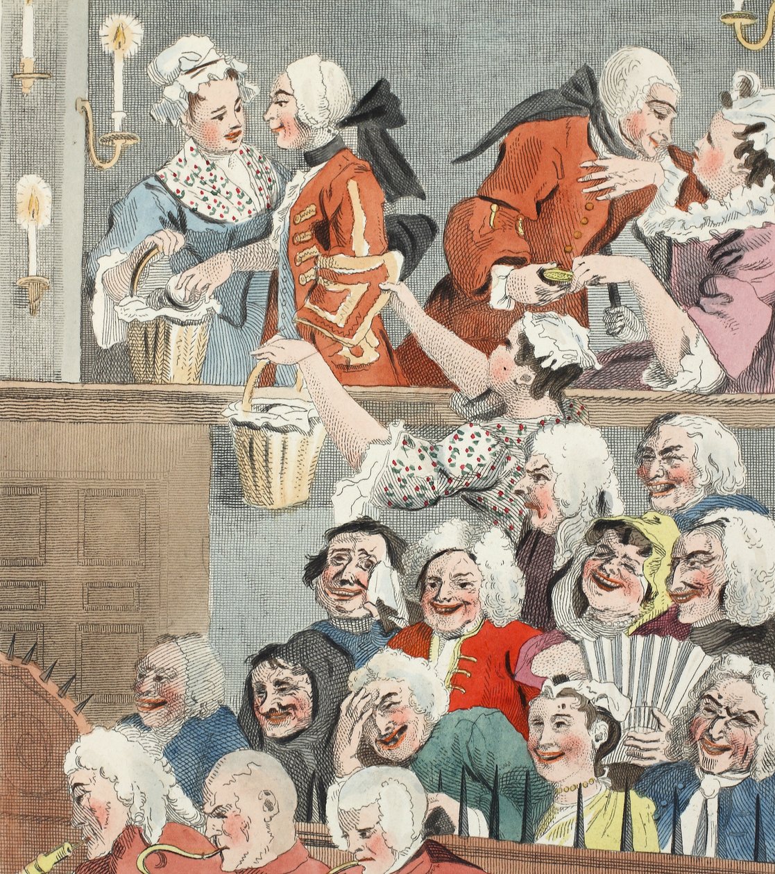 The Laughing Audience, Illustration from 