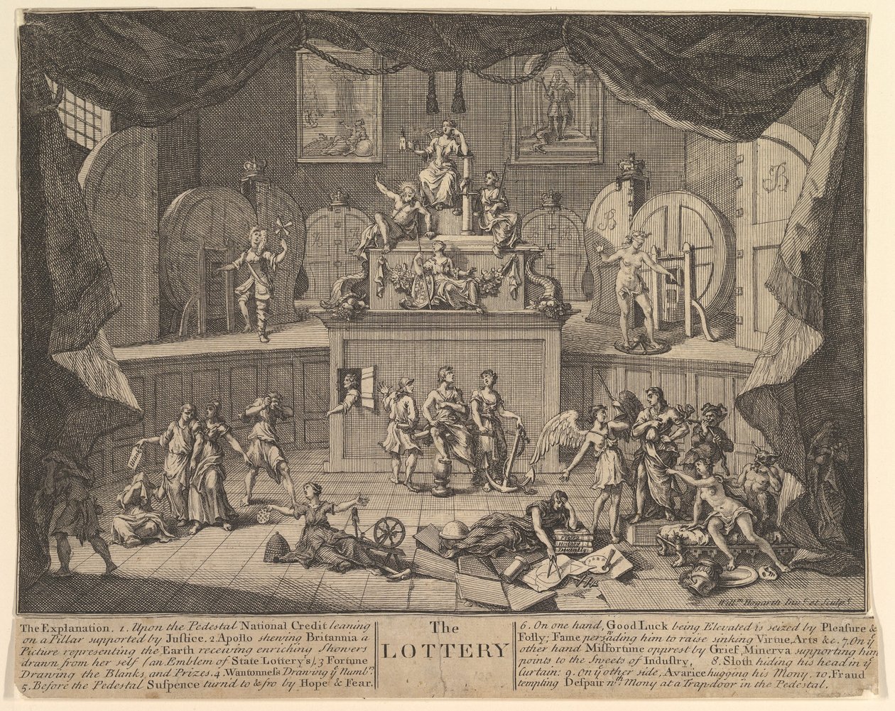 The Lottery by William Hogarth
