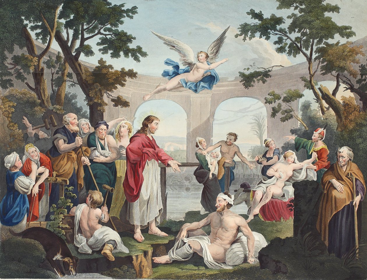The Pool of Bethesda, illustration from 