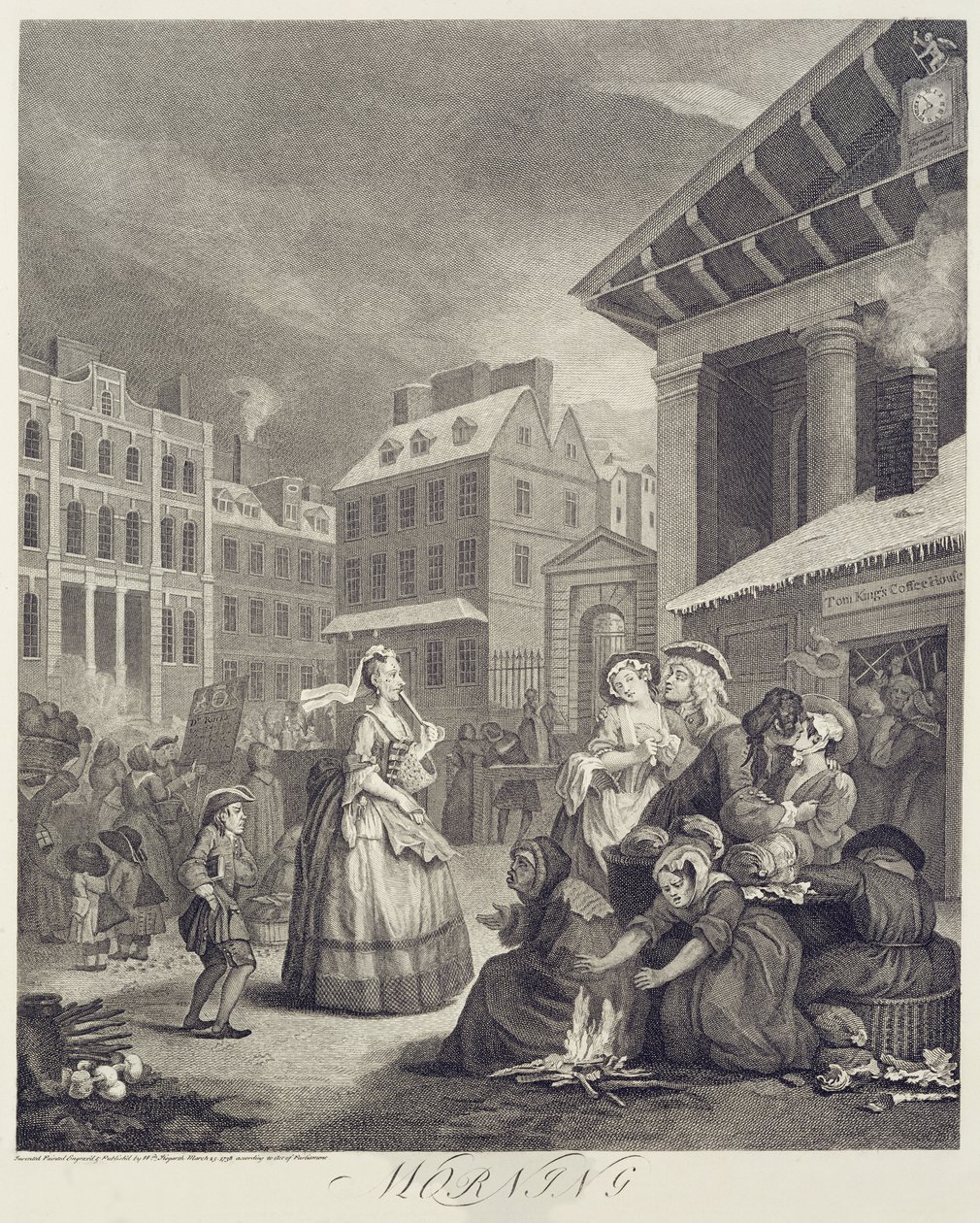 Times of the Day: Morning (engraving) by William Hogarth