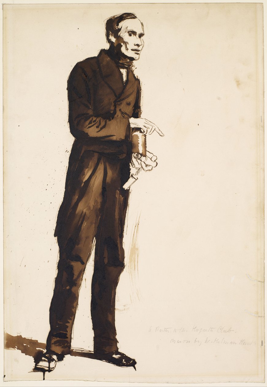 A Porter to the Hogarth Club by William Holman Hunt