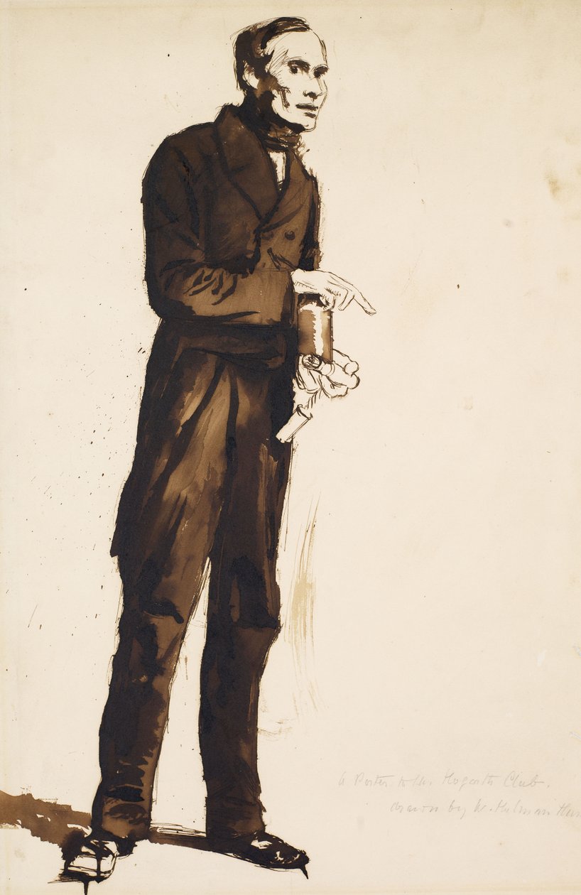 A Porter to the Hogarth Club by William Holman Hunt
