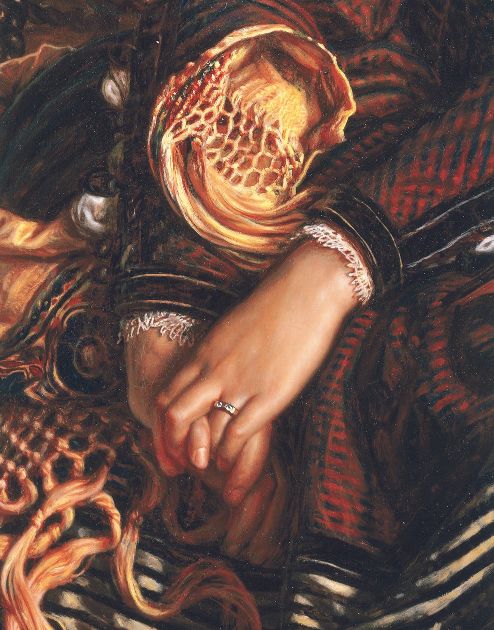 Detail (Il Dolce far Niente) by William Holman Hunt